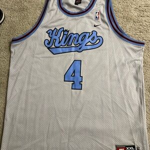 Nike Kings Webber Retro Jersey XXL Grey & Blue #4 Men’s